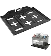 Car Battery Tray,Heavy Duty Battery Tray for Car Used as Batteries Mounting Holder Bracket,Univer...