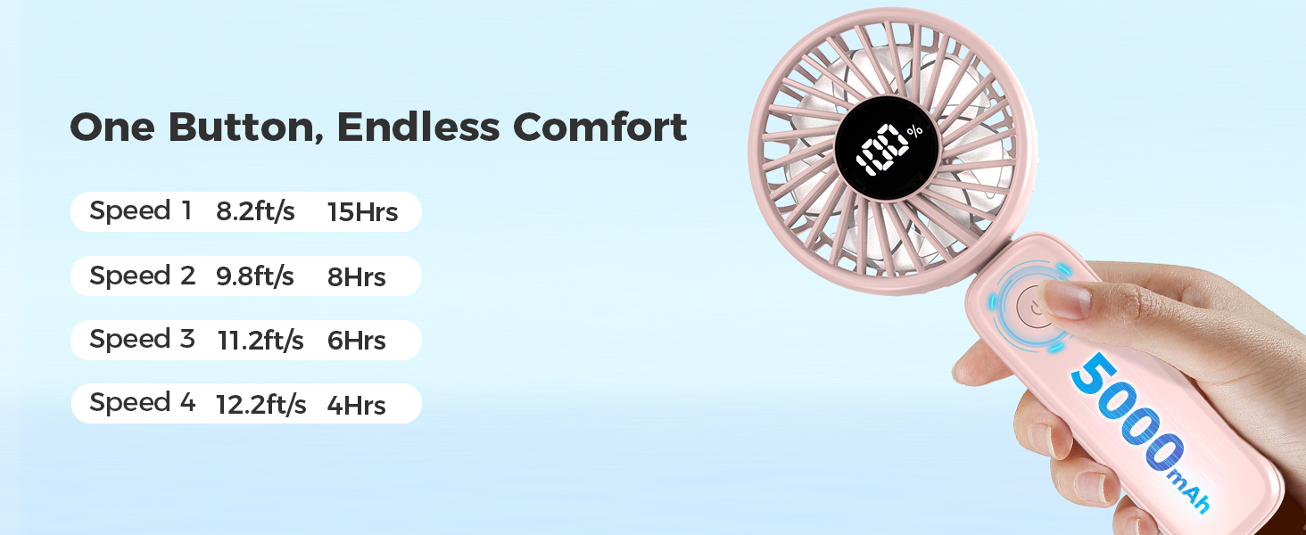 powerful handheld fan mini handheld fan portable handheld fan