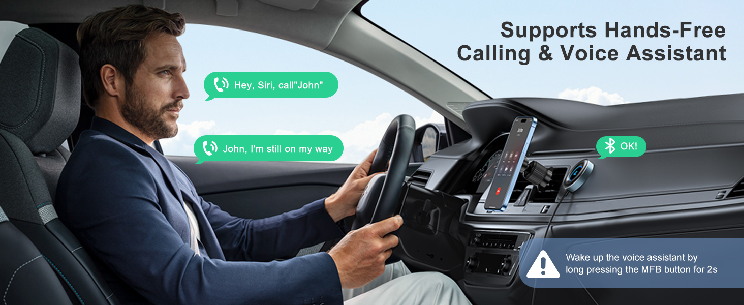 Supports Hands-Free Calling & Voice Assistant