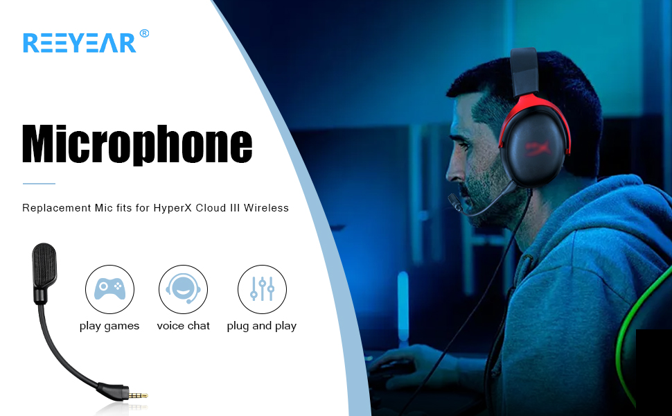 Replacement Mic fits for HypreX Cloud III
