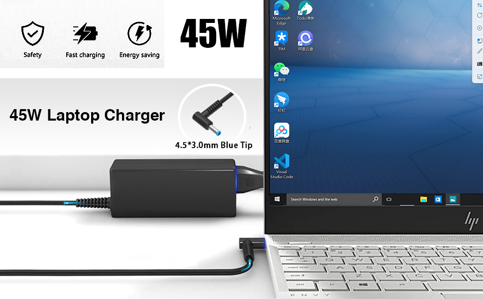 HP 45W Charger