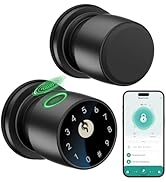 IRONZON Fingerprint Door Knob Fingerprint Door Lock Biometric Door Lock with App Control Smart Do...