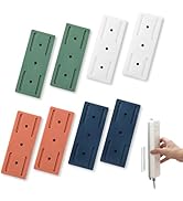 LIOUCBD 4 Pcs Power Strip Wall Mount, Self-Adhesive Punch-Free Socket Holder, Desktop Plug-in Soc...