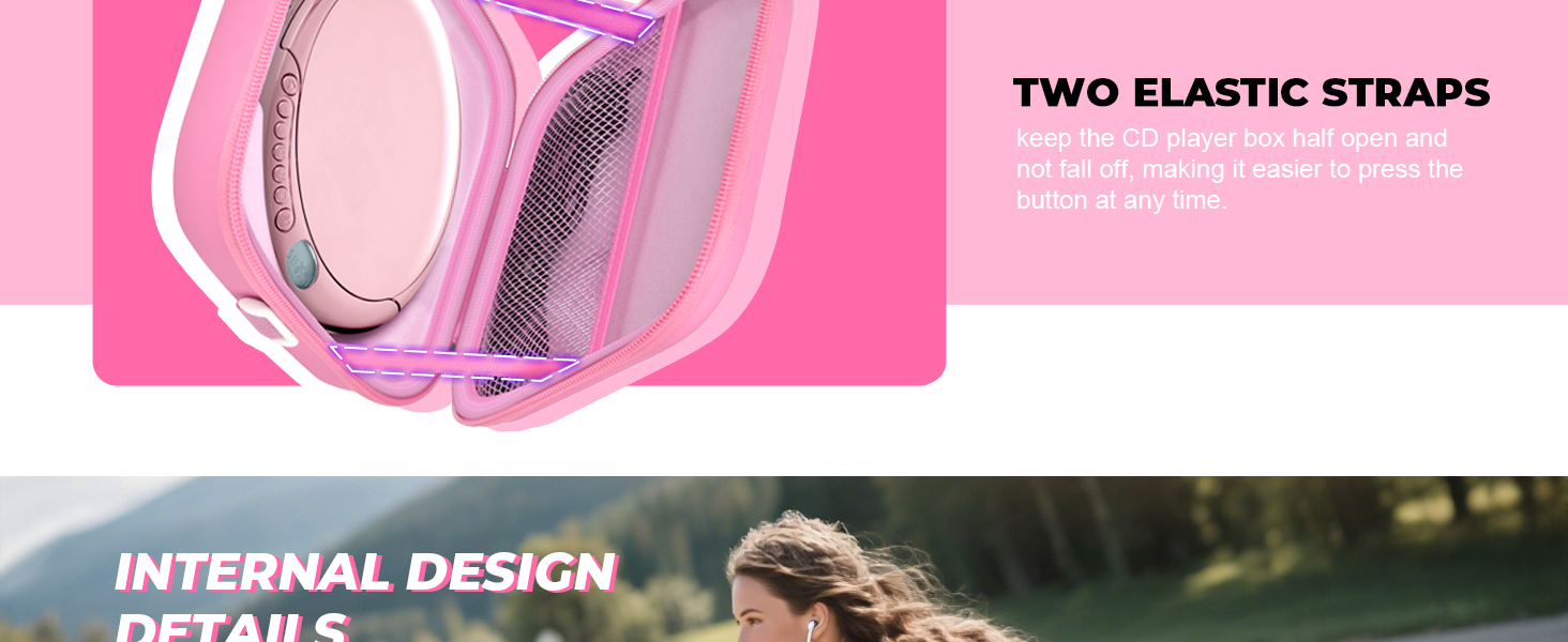 protable cd player case