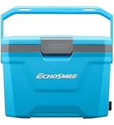 EchoSmile Portable Cooler 20L/21qt, Outdoor Insulated Ice Chest Box
