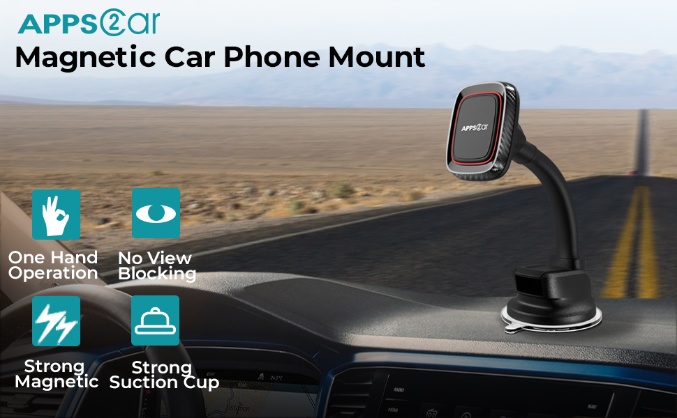 APPS2Car Magnetic Car Phone Mount