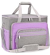 FINESUN Sewing Machine Case with Shoulder Strap,Tote Bag for Sewing Machine Carrying Case with Re...