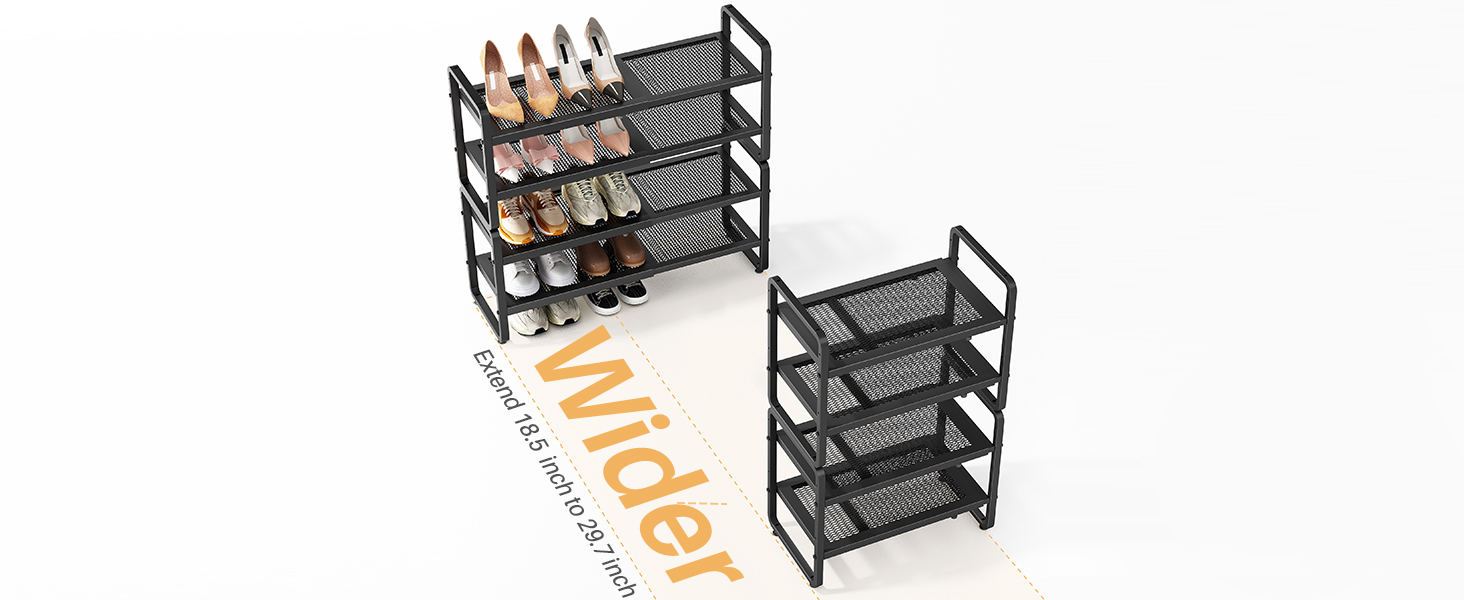 shoe rack for closet