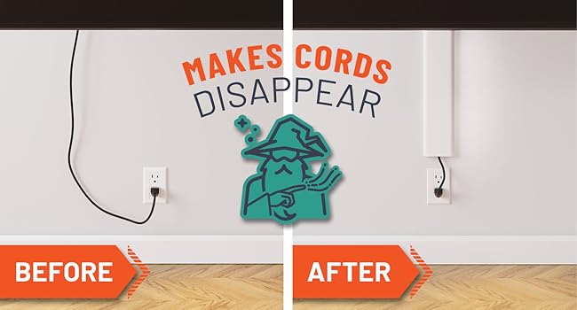 cable management tv cord kit hider hide for wall mounted TV tvs floor raceway cable management