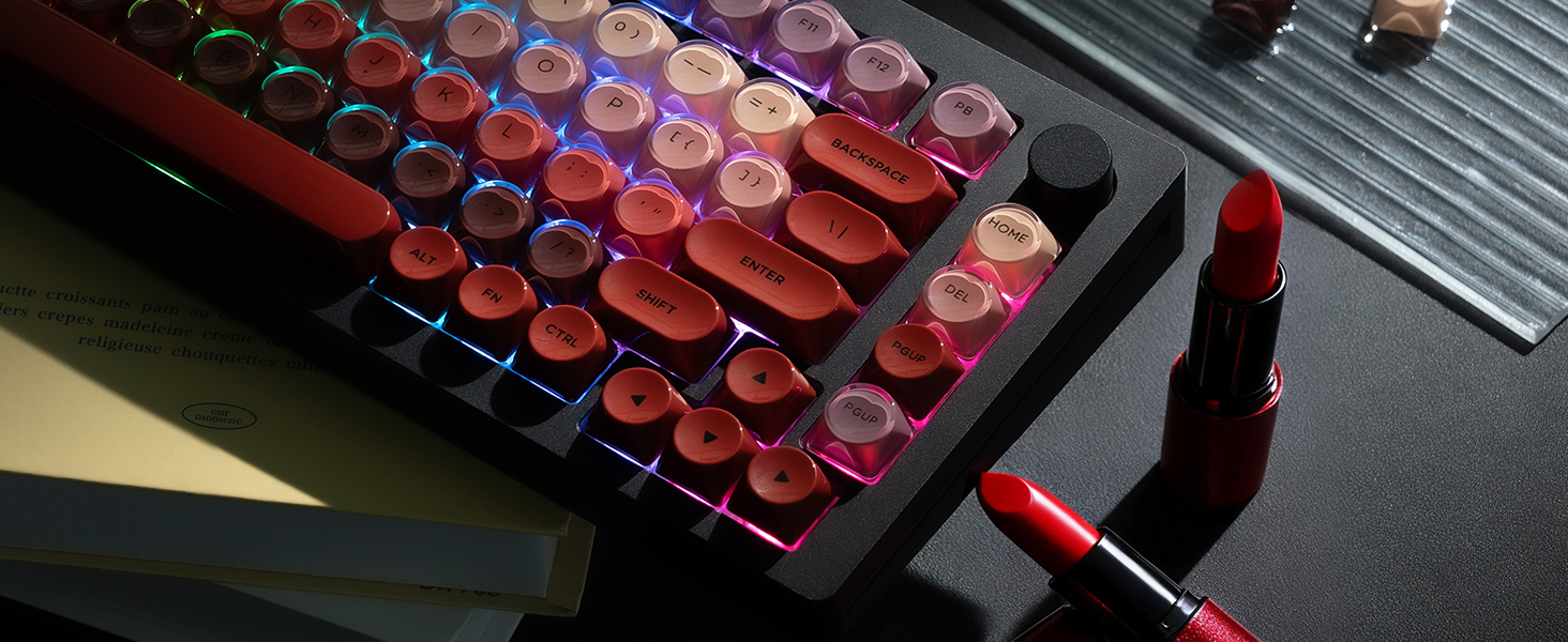 Red Lipstick keycaps