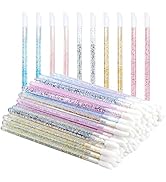 100PCS Glitter Crystal Lip Brush, Disposable Lip Brushes Lip Gloss Applicators Lipstick Gloss Wan...