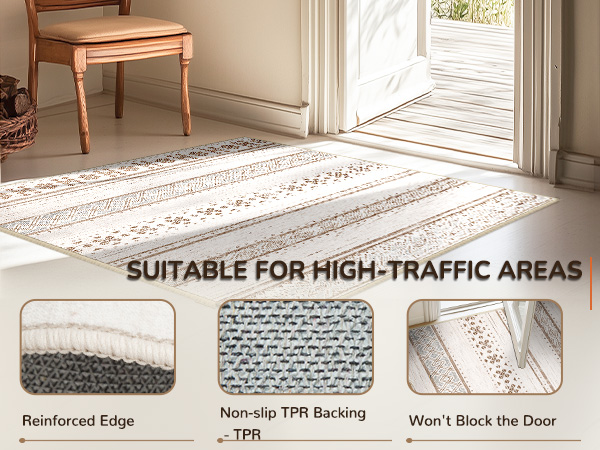 Moroccan 01 Area Rug-Cream