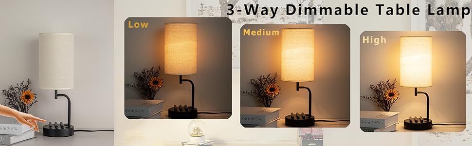 Dimmable table lamp