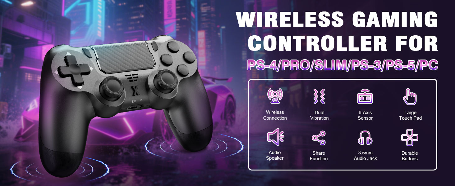 Wireless Controller for PS-4