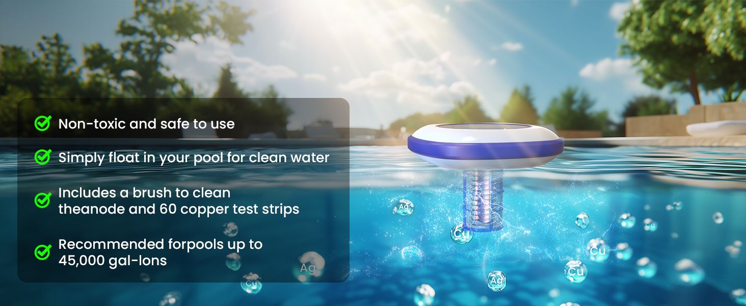 solar pool ionizer