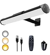 MIOBLUE Picture Light Battery Operated, 13.8in Wireless Art Light for Paintings, Dimmable 4400mAh...