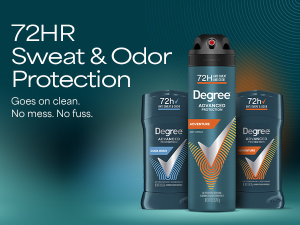Degree advanced protection 72 hour antiperspirant