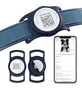 PawView AirTag Dog Collar Holder, AirTag Cat Collar Holder - Scan Alert | Instant Lo...