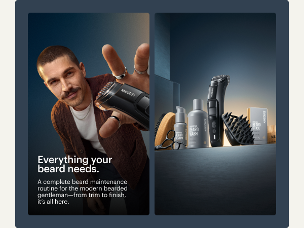 manscapes beard hedger mens mustache trimmer groomer clipper shaver guard long short stubble