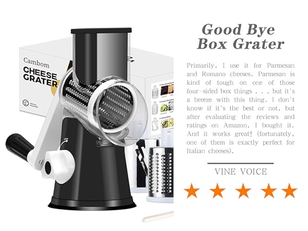 cheese grater black