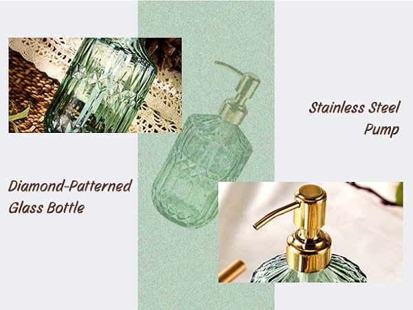bathroom soap dispenser kitchen soap dispenser for kitchen sink glass soap dispenser with pump 
