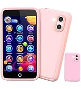 Kids Smart Phone, 3.97" Touchscreen Learning Toy with Dual Camera, 210+ Games, 190+ Drawing Activ...