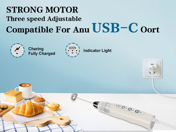 Milk Frother Handheld for Coffee