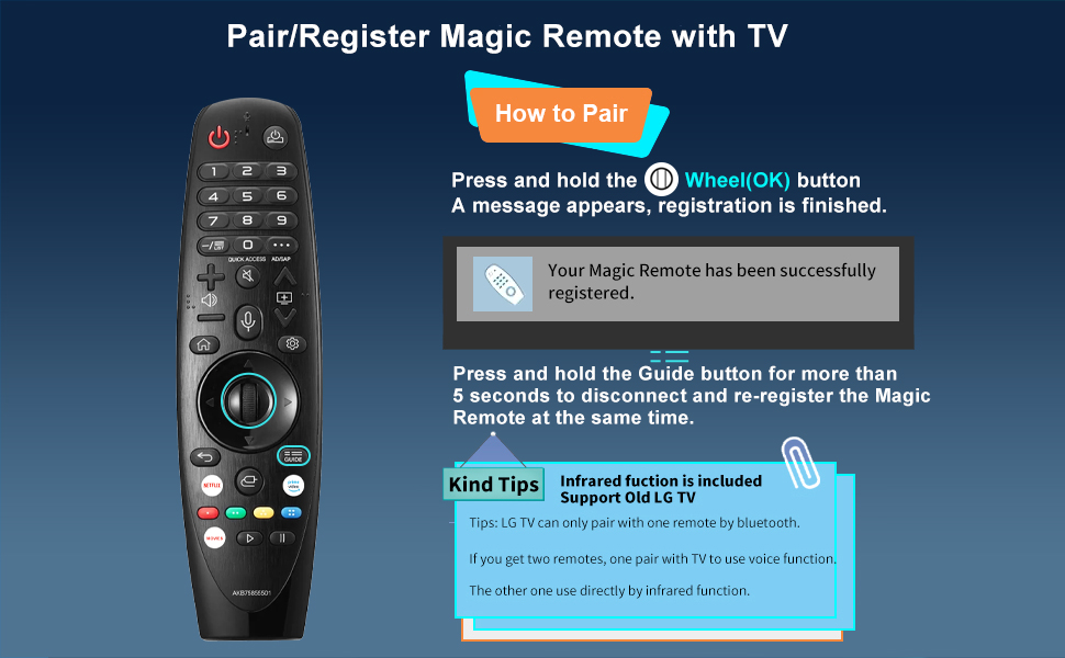 lg magic remote replacement,lg universal remote,akb75855501,mr20ga,mr650a,webos remote compatible