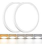 slochi 2PACK LED Flush Mount Ceiling Light Fixture Warm,62A