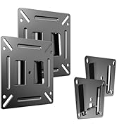 GLWIXY Monitor Wall Mount for Most 14-24 Inch LED LCD OLED Flat Screen TV and Computer, Max VESA ...