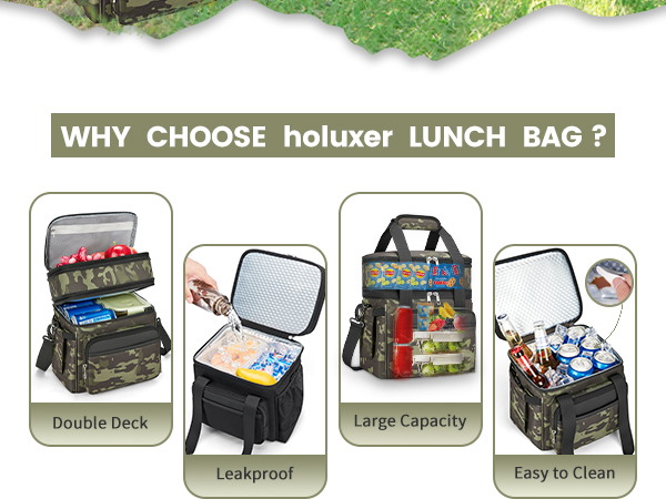 double deck large lunch box for men large lunch box for women