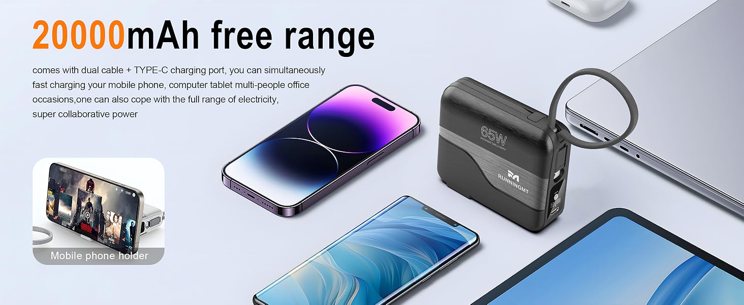 portable charger with wall plug