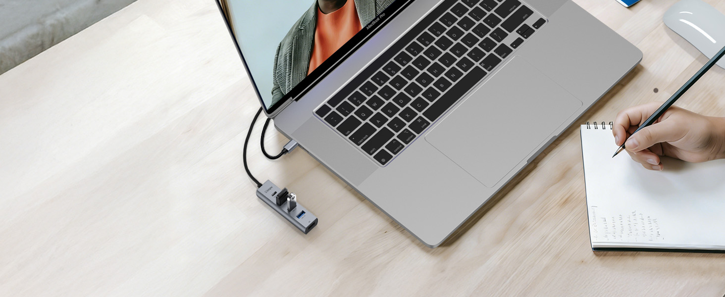 Intpw 9159T Mini Size 5-in-1 USB C Hub