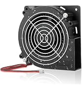 GDSTIME Waterproof 120mm x 32mm 12V DC Blower IP67 Fan 2 Pin, Dual Ball Bearing Squirrel Cage Bru...