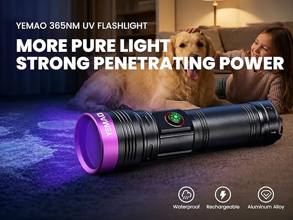 365nm uv flashlight