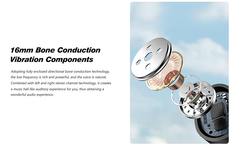 open ear bone conduction headphones bone conduction conduction headphones bone headphones