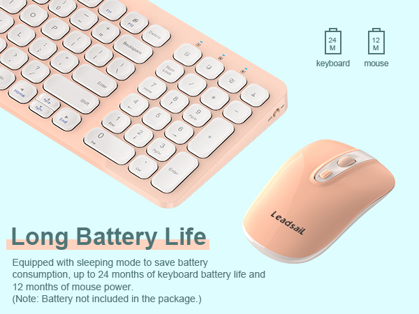 Wireless keyboard and mouse