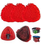 Mop Heads Replacements for O Ceda, Replace Head for Oceda Easywring 1 Tank,3 Spin Mop Replacement...