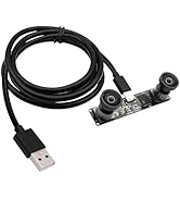 SVPRO 1200P 60fps Global Shutter USB Camera with Dual M12 Lens 3D Stereo Wide Angle Industrial Ca...