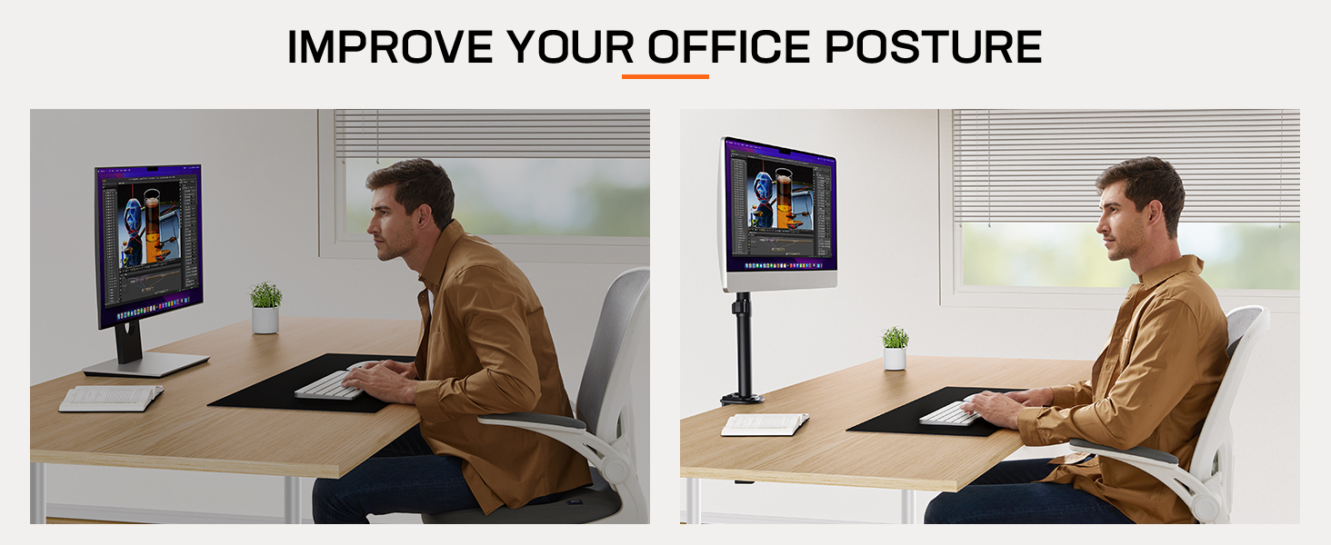 single monitor mount