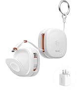 VRURC 3 in 1 Charging Station, Qi2.2 25W Magnetic Wireless Charger with 45W Adapter, Palm-Sized F...