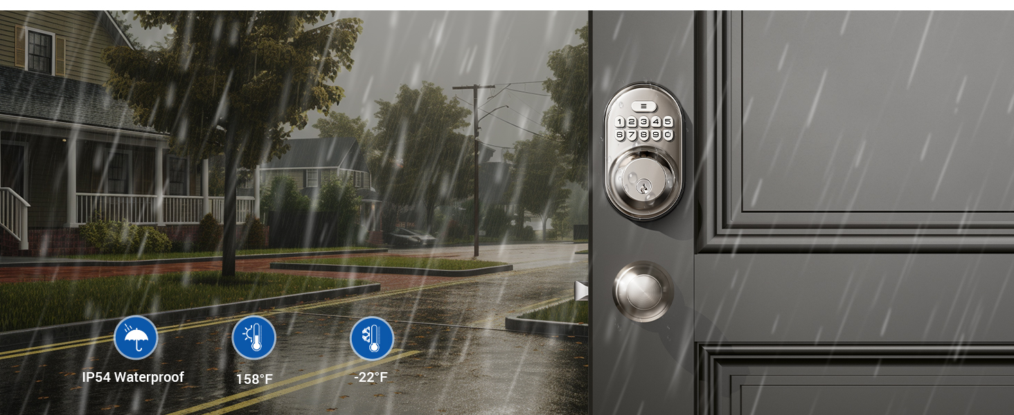 keyless entry door lock