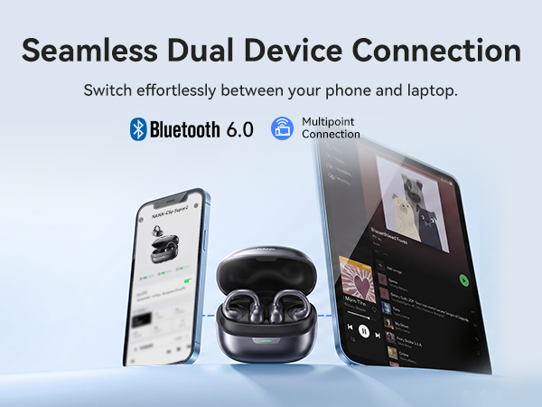 clip on ear buds wireless bluetooth earbuds open ear earbuds clip on