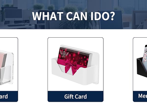 business card holder wall mount