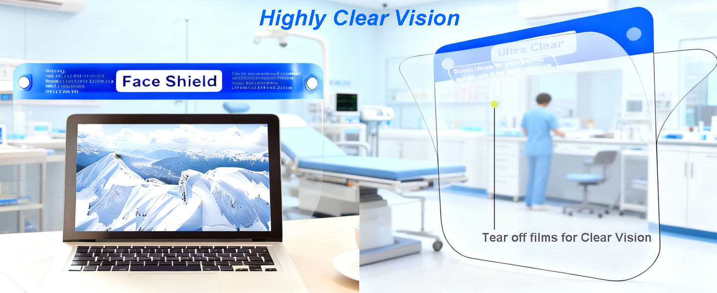 reusable face shield face shield for shower face shield sold during corona virus