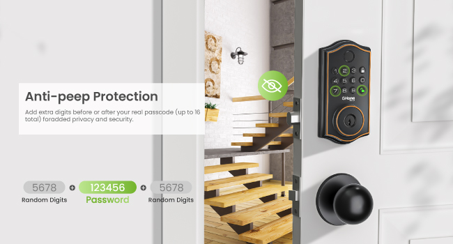 fingerprint deadbolt lock