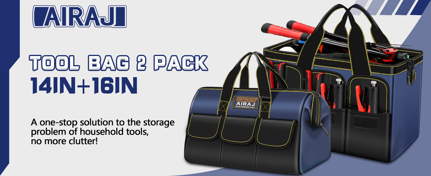 tool bag,tool bag organizer,tool bags for men,tool storage bag,wide mouth tool bag,14 inch tool bag