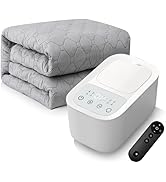 Water Heated Mattress Pad, Electric Mattress Pad No Electric Wire No Radiation, All Digital, 12h ...