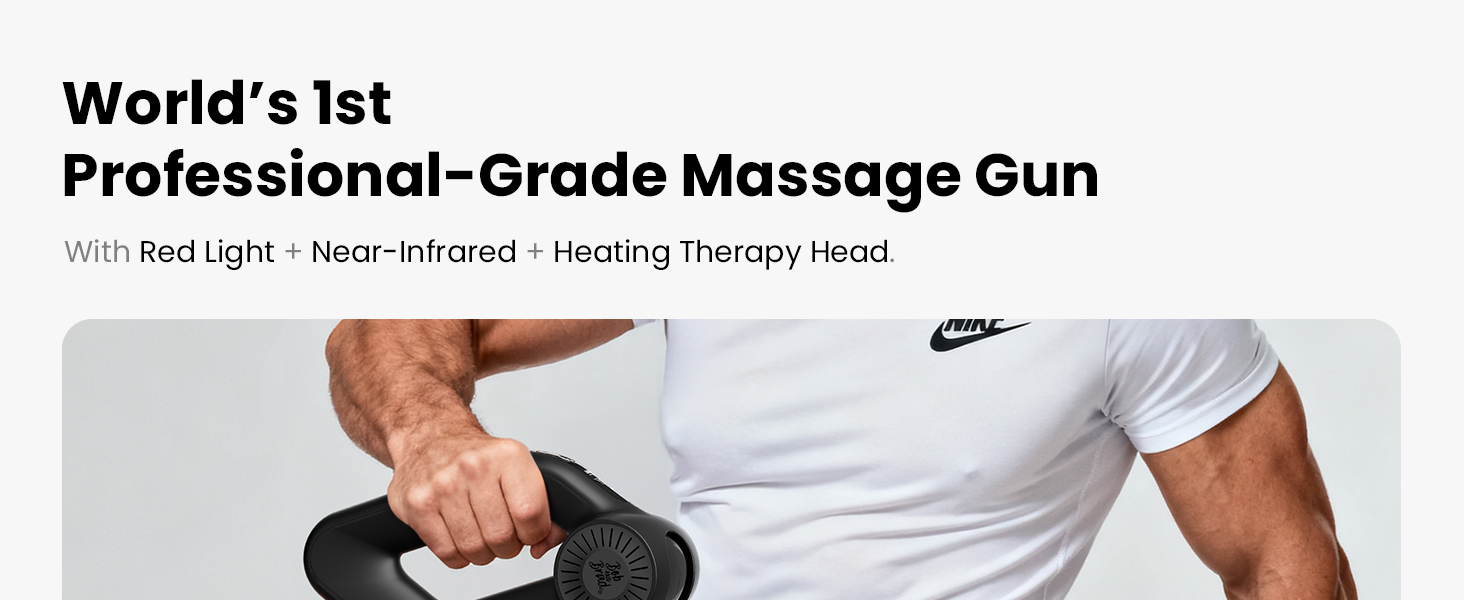 Massage Gun with Infrared Light