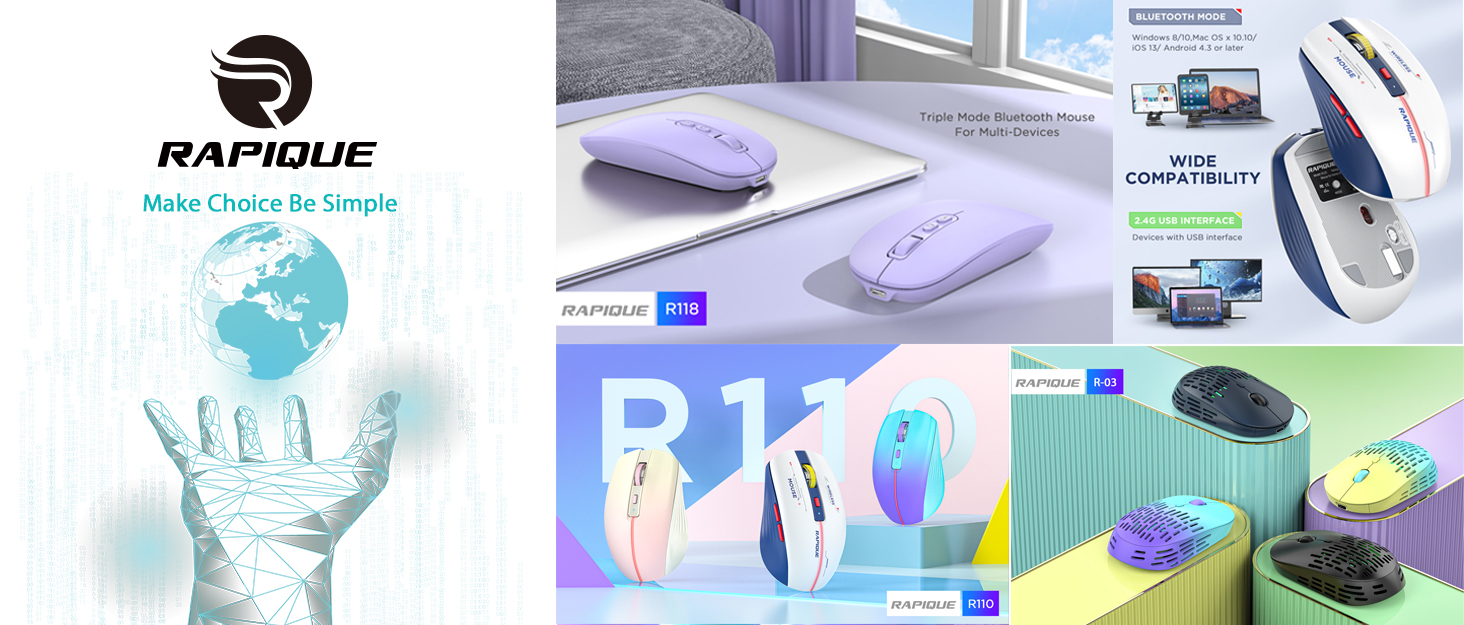 rapique bluetooth mouse